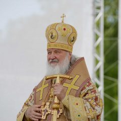 Слово Святейшего Патриарха Кирилла после Литургии на площади кафедрального собора в Череповце