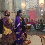 Преосвященный Алексий совершил литургию в Красногорском