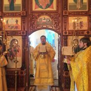 Преосвященный Алексий совершил Литургию в день памяти святителя Тихона Задонского