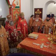 В Серове сонм архипастырей Екатеринбургской митрополии совершил Божественную литургию