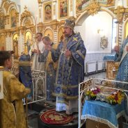 Владыка Алексий совершил Всенощное бдение в Волчанске