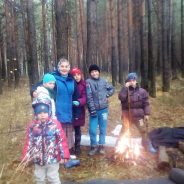 Воспитанники сосьвинской воскресной школы побывали в осеннем лесу