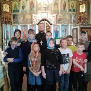 В рамках программы предмета Православной культуры учащиеся посетили храм в Сосьве