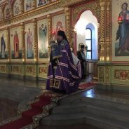 Преосвященный Алексий совершил Всенощное бдение в канун празднования Покрова Пресвятой Богородицы