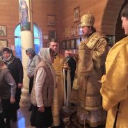 Преосвященный Алексий совершил Всенощное бдение в канун памяти святых отцов VII Вселенского Собора