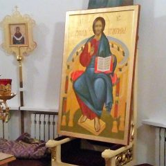 В Спасо-Преображенском соборе появилась первая рукописная икона