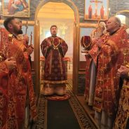 Епископ Алексий совершил Литургию в храме во имя священномученика Аркадия Екатеринбургского