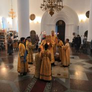 Епископ Алексий совершил Литургию в день памяти апостола Иакова, брата Господня по плоти