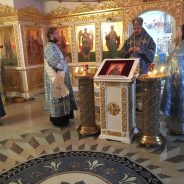 Преосвященный Алексий совершил Литургию в день празднования иконы Божией Матери, именуемой «Скоропослушница»