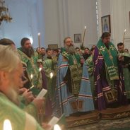 Преосвященный Алексий принял участие в богослужении в канун дня праведного Симеона Верхотурского