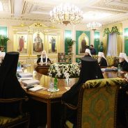 Последнее в 2018 году заседание Священного Синода Русской Православной Церкви прошло Даниловом монастыре в Москве
