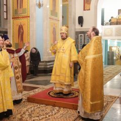 Архиерейское богослужение в Новогоднюю ночь