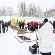 Освящение иордани в Краснотурьинске