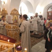 Епископ Алексий совершил Всенощное бдение в канун Крещения Господня