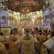 В праздник Собора Екатеринбургских святых состоялось торжественное богослужение в Александро-Невском Ново-Тихвинском женском монастыре