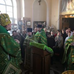 Преосвященный Алексий совершил Литургию в день празднования памяти блаженной Ксении Петербургской