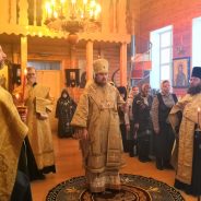 Преосвященный Алексий совершил Всенощное бдение в канун Недели о блудном сыне