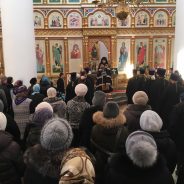 Епископ Алексий возглавил вечерню с чином прощения в Спасо-Преображенском кафедральном соборе