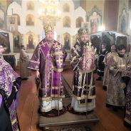 Епископ Евгений и епископ Алексий совершили Всенощное бдение в канун Недели Торжества Православия