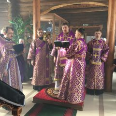 Епископ Алексий возглавил литургию в день Феодоровской иконы Божией Матери