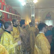 Преосвященный Алексий совершил Литургию в день памяти священномученика Ермогена