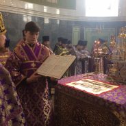 Владыка Алексий возглавил богослужение в годовщину своей епископской хиротонии