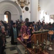 Епископ Алексий возглавил богослужение накануне праздника Благовещения Пресвятой Богородицы