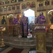 Епископ Алексий совершил Литургию в понедельник Страстной седмицы