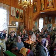 Сосьвинцы встретили Вербное Воскресенье