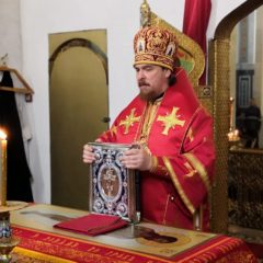Епископ Алексий совершил Литургию в день празднования иконы Божией Матери «Нечаянная радость»