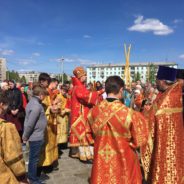 Епископ Алексий возглавил Литургию в Спасо-Преображенском соборе