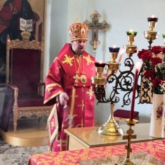 Епископ Алексий совершил Литургию в храме первоверховных апостолов Петра и Павла города Североуральска