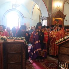 Епископ Евгений и епископ Алексий совершили Литургию в день памяти святого великомученика Георгия Победоносца
