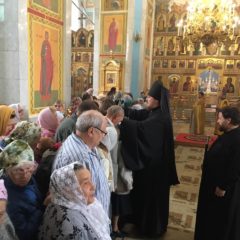 Епископ Алексий совершил Божественную литургию в Неделю всех святых
