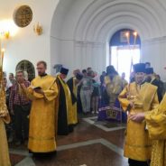 Епископ Алексий совершил всенощное бдение в Спасо-Преображенском соборе