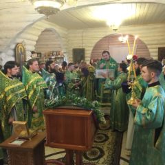 Епископ Алексий возглавил Литургию в день памяти преподобного Серафима Саровского