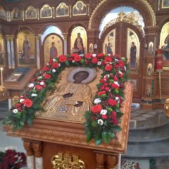 Епископ Алексий возглавил вечернее богослужение в канун престольного праздника Свято-Пантелеимоновского женского монастыря