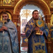 Епископ Алексий совершил Литургию в Свято-Пантелеимоновском монастыре