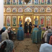 Епископ Алексий и епископ Гедеон совершили Литургию в день празднования Успения Пресвятой Богородицы