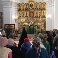 Епископ Алексий сослужил в Литургии в Свято-Симеоновском  подворье села Меркушино