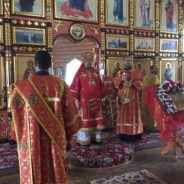 Епископ Алексий совершил Литургию в храме Воскресения Христова в Новой Ляле