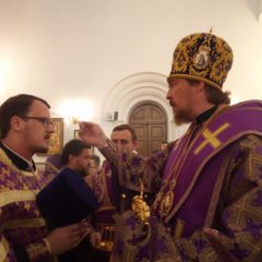 Епископ Алексий возглавил богослужение в канун дня Серовской епархии