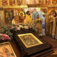 Епископ Алексий совершил Божественную литургию в Вознесенском архиерейском подворье