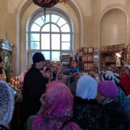 Епископ Алексий совершил всенощное бдение в храме апостола и евангелиста Иоанна Богослова