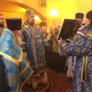 Епископ Алексий совершил Литургию в день Иверской иконы Божией Матери