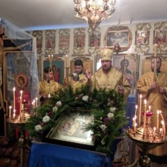 Епископ Алексий совершил всенощное бдение в канун дня памяти святителя Димитрия, митрополита Ростовского