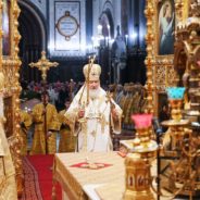 В день своего рождения Святейший Патриарх Кирилл совершил Божественную литургию в Храме Христа Спасителя