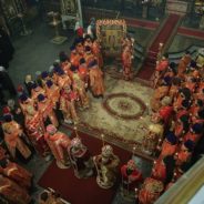 Празднование Дня святой Екатерины началось с архиерейского всенощного бдения в Свято-Троицком кафедральном соборе