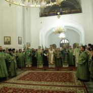 Митрополит Кирилл и архиереи Екатеринбургской митрополии совершили всенощное бдение в Свято-Николаевском монастыре в Верхотурье