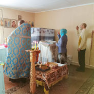 Богослужение в поселке Андриановичи